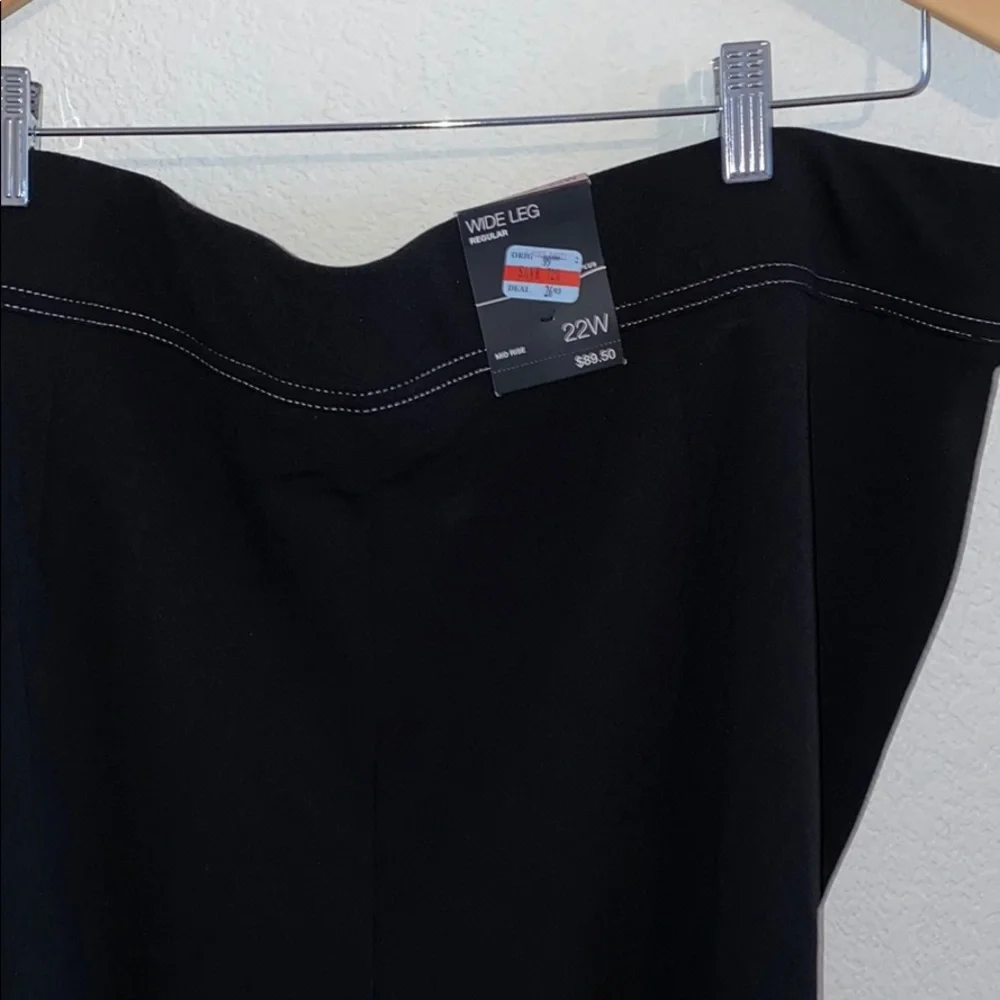 INC Plus Size Slit-Front Pants - Picture 4 of 7